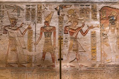 Luxor 'daki Krallar Vadisi - Mısır.