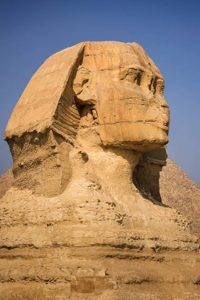 Giza Sfinks Pobliżu Kairu Egipcie — Zdjęcie stockowe