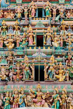 Sri Thendayuthapani Tapınağı girişi - Singapur. 