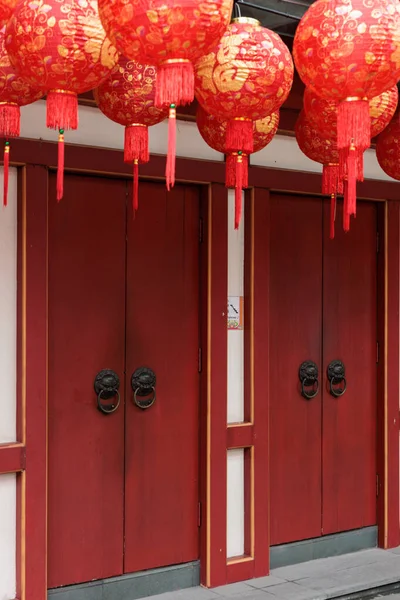 Kaninchendekoration Zum Chinesischen Neujahr 2023 Eingang Des Buddha Toothe Reliquientempels — Stockfoto
