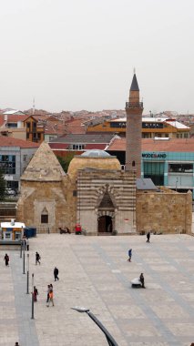 Türkiye 'nin Anadolu bölgesindeki Krehir ilinin Meydanı ve Cacabey Madrasa