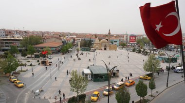 Türkiye 'nin Anadolu bölgesindeki Krehir ilinin Meydanı ve Cacabey Madrasa