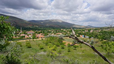 Barselona şehrinin manzarası