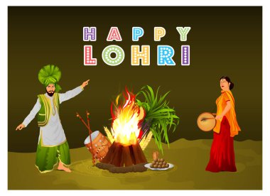 Mutlu Pencap Lohri Festivali