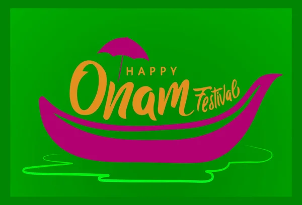 stock vector illustration of Onam festival