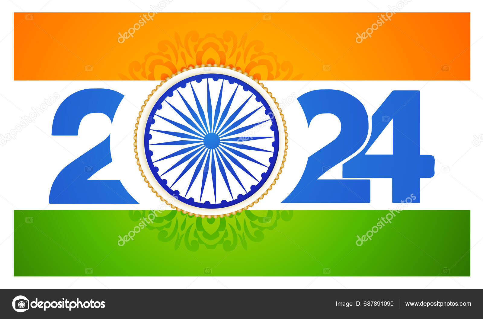 India General Election 2024 Voting Day 2024 Election India Banner Stock
