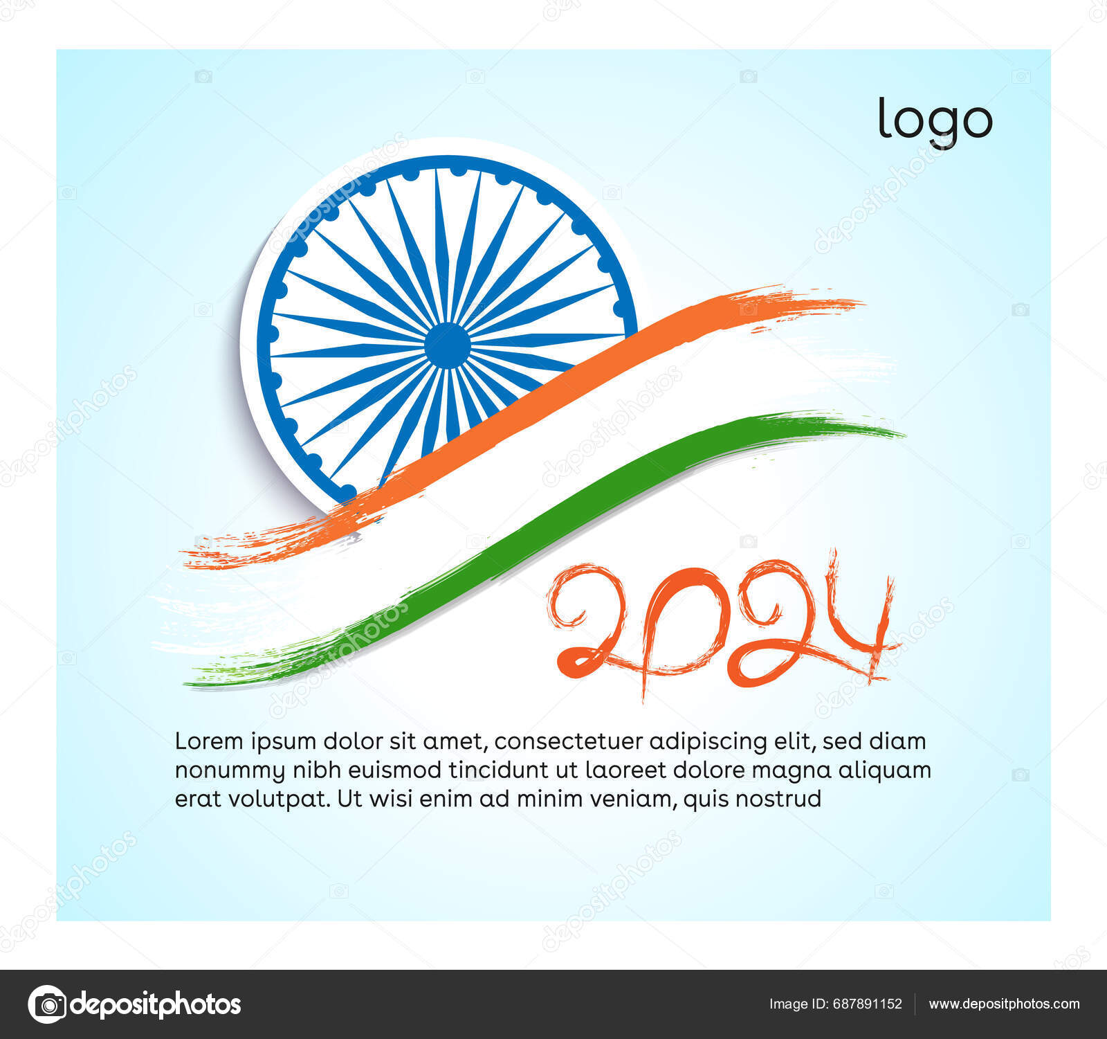 India General Election 2024 Voting Day 2024 Election India Banner Stock