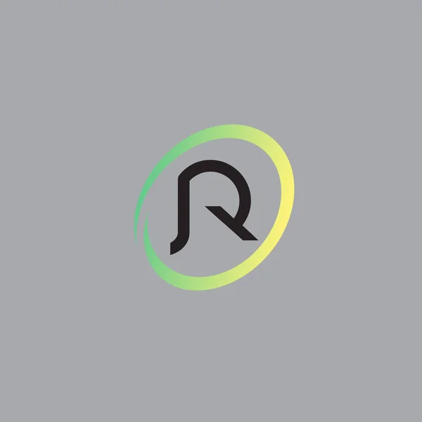 Simple Style Lettres Initiales Logo Vectoriel — Image vectorielle