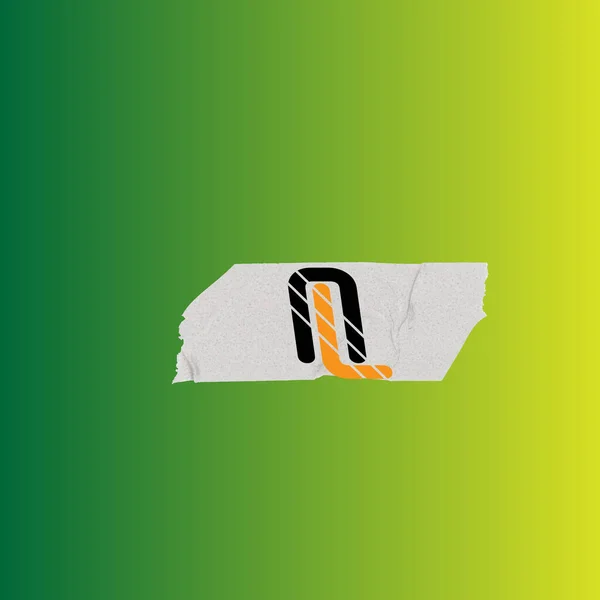 Lettere Stile Semplice Logo Vettoriale — Vettoriale Stock