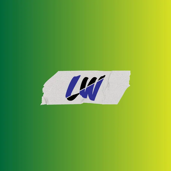 Prosty Styl Litery Logo Wektor — Wektor stockowy