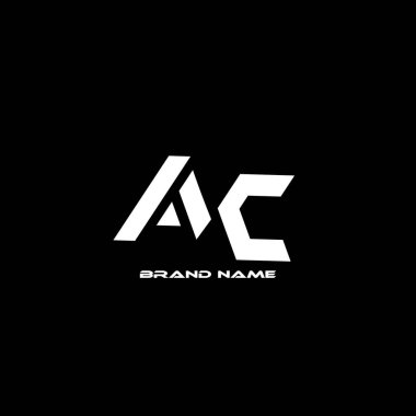 Renkli şablon vektörlü ilk harf logosu.