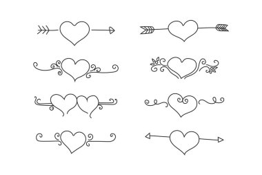 Sonsuza dek aşk işareti Lazer kesiği. Romantik ve düğün sembolleri, Sevgililer Günü 'nün düz unsuru..