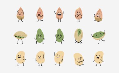 Düz tasarım Legumes Karakteri