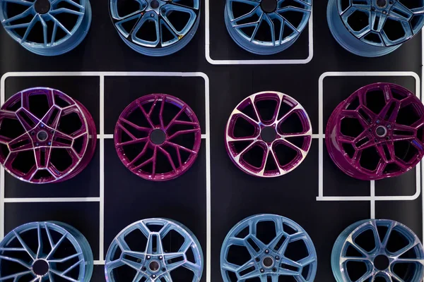 Llanta Ruedas Aleación Rueda Mag Wheel Decoración Piezas Automóviles Alto —  Fotos de Stock