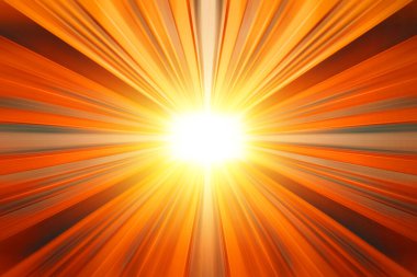 Güneş parlak yüksek güç hızı bulanıklaştırma efekti görüntü elementi için soyut.