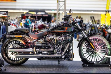 Harley Davidson Sergisi Chopper Motosiklet Festivali, Northen Bisiklet Festivali 2023. 20 Mayıs 2023, Chiang Mai, THAILAND.