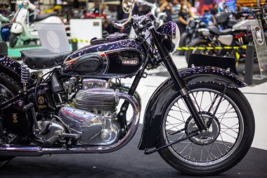 Harley Davidson Özel Yapım Yarışma ve Sergi Helikopteri Motosiklet Festivali, Norveç bisiklet festivali 2023. 20 Mayıs 2023, Chiang Mai, THAILAND.