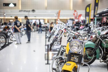 Harley Davidson Özel Yapım Yarışma ve Sergi Helikopteri Motosiklet Festivali, Norveç bisiklet festivali 2023. 20 Mayıs 2023, Chiang Mai, THAILAND.