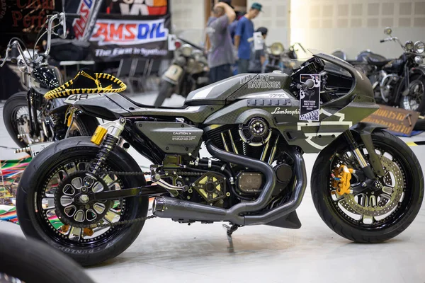 Harley Davidson Custom Build Wedstrijd Tentoonstelling Chopper Motocycle Fiets Show — Stockfoto