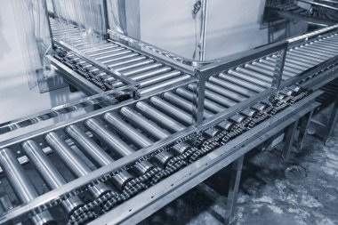 Çelik Roller Roller Taşımacılık Fabrikası Taşımacılık, Temiz hijyen için Çelik Yuvarlama Üretim Hattı