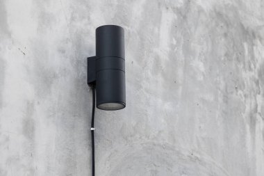 Açık hava lamba aşağı ışık duvar monte modern tasarım ofis binası çimento dış