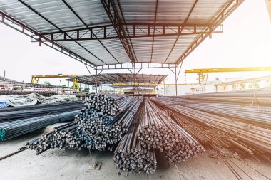 Yuvarlak Çelik yüksek dayanıklılık beton döküm endüstrisi, uzun hat silindirik metal çubuk stoğu.