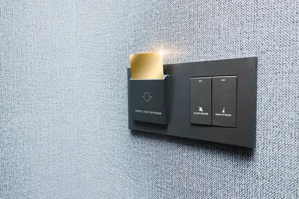Hotel Key Card Energy Saving Switch Insert Key Power Key ストックフォト