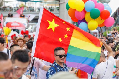 Bangkok Gurur Festivali 2024 LGBTQIAN KONUŞU KONUŞUŞMA KONUŞUNDA BİR HAZİRAN, 1 Haziran 2024, Bangkok, Tayland.