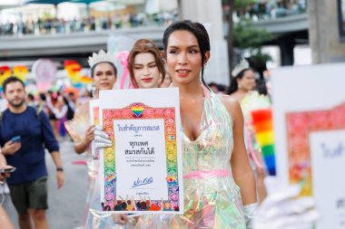 Bangkok Gurur Festivali 2024 LGBTQIAN KONUŞU KONUŞUŞMA KONUŞUNDA BİR HAZİRAN, 1 Haziran 2024, Bangkok, Tayland.