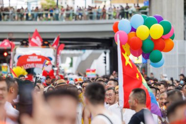 Bangkok Gurur Festivali 2024 LGBTQIAN KONUŞU KONUŞUŞMA KONUŞUNDA BİR HAZİRAN, 1 Haziran 2024, Bangkok, Tayland.