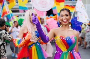 Bangkok Gurur Festivali 2024 LGBTQIAN KONUŞU KONUŞUŞMA KONUŞUNDA BİR HAZİRAN, 1 Haziran 2024, Bangkok, Tayland.