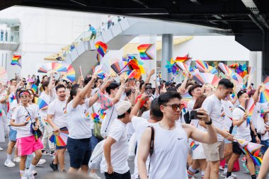 Bangkok Gurur Festivali 2024 LGBTQIAN KONUŞU KONUŞUŞMA KONUŞUNDA BİR HAZİRAN, 1 Haziran 2024, Bangkok, Tayland.