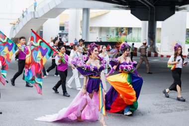 Bangkok Gurur Festivali 2024 LGBTQIAN KONUŞU KONUŞUŞMA KONUŞUNDA BİR HAZİRAN, 1 Haziran 2024, Bangkok, Tayland.