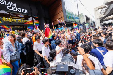 Bangkok Gurur Festivali 2024 LGBTQIAN KONUŞU KONUŞUŞMA KONUŞUNDA BİR HAZİRAN, 1 Haziran 2024, Bangkok, Tayland.
