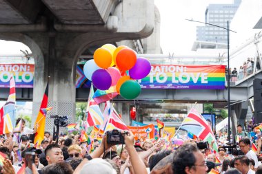 Bangkok Gurur Festivali 2024 LGBTQIAN KONUŞU KONUŞUŞMA KONUŞUNDA BİR HAZİRAN, 1 Haziran 2024, Bangkok, Tayland.