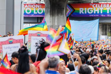 Bangkok Gurur Festivali 2024 LGBTQIAN KONUŞU KONUŞUŞMA KONUŞUNDA BİR HAZİRAN, 1 Haziran 2024, Bangkok, Tayland.
