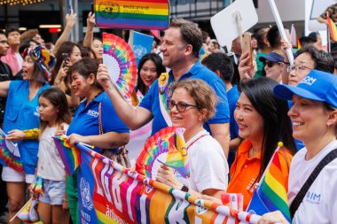 Bangkok Gurur Festivali 2024 LGBTQIAN KONUŞU KONUŞUŞMA KONUŞUNDA BİR HAZİRAN, 1 Haziran 2024, Bangkok, Tayland.