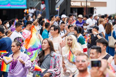 Bangkok Gurur Festivali 2024 LGBTQIAN KONUŞU KONUŞUŞMA KONUŞUNDA BİR HAZİRAN, 1 Haziran 2024, Bangkok, Tayland.