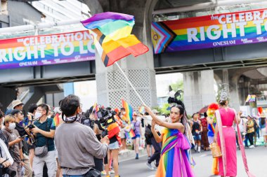 Bangkok Gurur Festivali 2024 LGBTQIAN KONUŞU KONUŞUŞMA KONUŞUNDA BİR HAZİRAN, 1 Haziran 2024, Bangkok, Tayland.