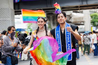 Bangkok Gurur Festivali 2024 LGBTQIAN KONUŞU KONUŞUŞMA KONUŞUNDA BİR HAZİRAN, 1 Haziran 2024, Bangkok, Tayland.