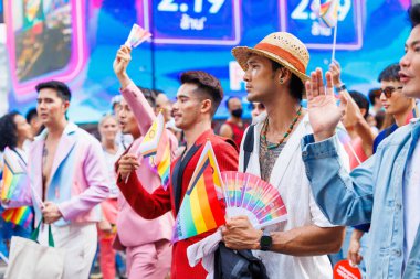 Bangkok Gurur Festivali 2024 LGBTQIAN KONUŞU KONUŞUŞMA KONUŞUNDA BİR HAZİRAN, 1 Haziran 2024, Bangkok, Tayland.