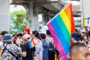 Bangkok Gurur Festivali 2024 LGBTQIAN KONUŞU KONUŞUŞMA KONUŞUNDA BİR HAZİRAN, 1 Haziran 2024, Bangkok, Tayland.