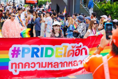 Bangkok Gurur Festivali 2024 LGBTQIAN KONUŞU KONUŞUŞMA KONUŞUNDA BİR HAZİRAN, 1 Haziran 2024, Bangkok, Tayland.