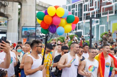 Bangkok Gurur Festivali 2024 LGBTQIAN KONUŞU KONUŞUŞMA KONUŞUNDA BİR HAZİRAN, 1 Haziran 2024, Bangkok, Tayland.