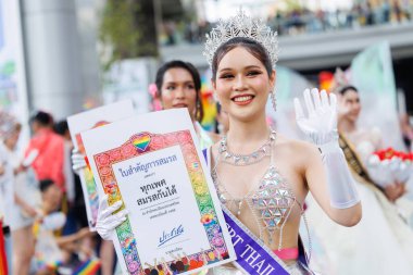 Bangkok Gurur Festivali 2024 LGBTQIAN KONUŞU KONUŞUŞMA KONUŞUNDA BİR HAZİRAN, 1 Haziran 2024, Bangkok, Tayland.