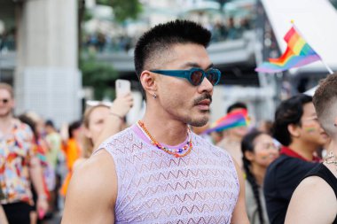 Bangkok Gurur Festivali 2024 LGBTQIAN KONUŞU KONUŞUŞMA KONUŞUNDA BİR HAZİRAN, 1 Haziran 2024, Bangkok, Tayland.