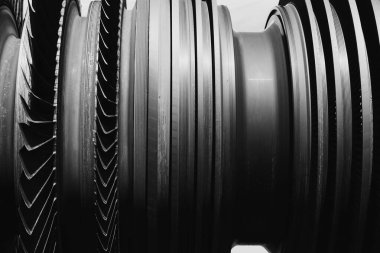 Türbin Bıçakları, Yüksek Hassas Gelişim Mühendisliği. Büyük Pervane Katmanları Çelik Kısmi Rotor Jet Motoru veya Buhar Enerji Santrali.