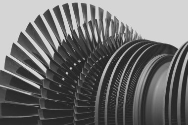 Türbin Bıçakları, Yüksek Hassas Gelişim Mühendisliği. Büyük Pervane Katmanları Çelik Kısmi Rotor Jet Motoru veya Buhar Enerji Santrali.