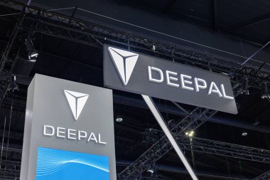 Deepal Automobile Shenlan Technology elektrikli otomobil imalat şirketi sahibi Changan Automobile, Tayland Motor EXPO. 26 Mart 2025, Bangkok, Tayland