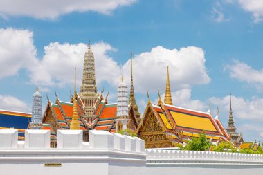 Thai Seyahat Landmark Wat Phra Kaeo, Zümrüt Buddha Bangkok Tapınağı, Asya Tayland